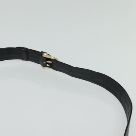 CELINE C Sulky Shoulder Bag Canvas Navy Gold - Picture 8 of 13